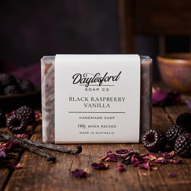 Black Raspberry & Vanilla Soap
