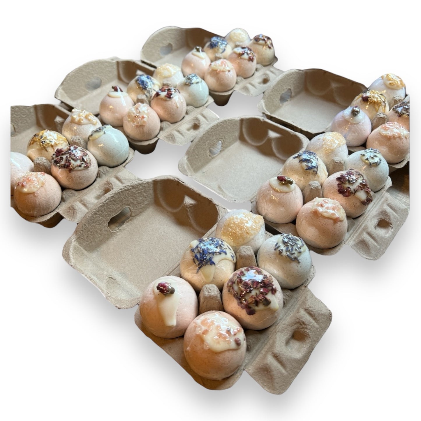 Bath Bomb Sample Pack - Egg Carton