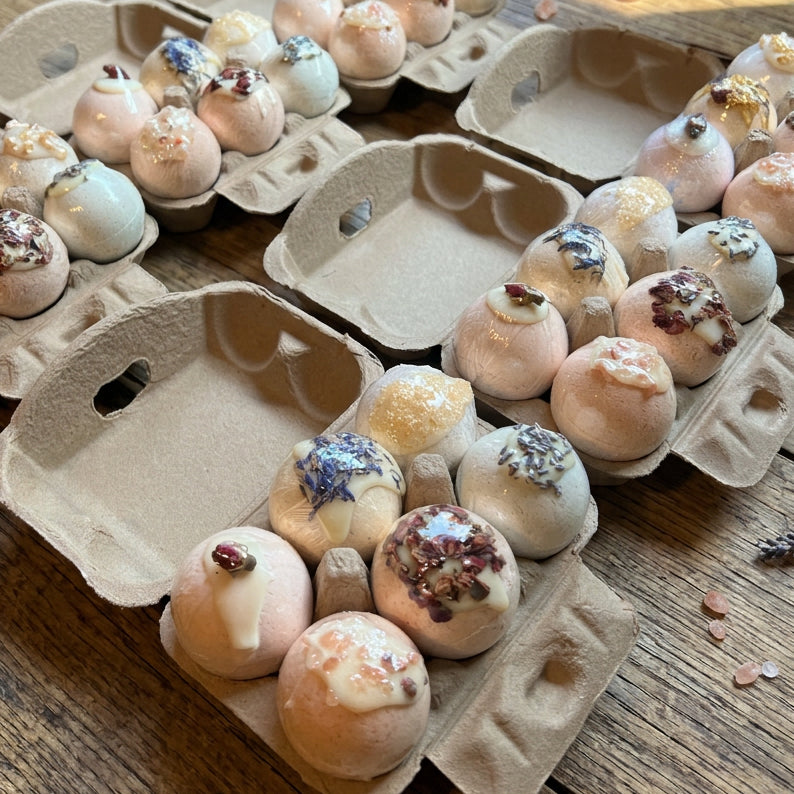 Bath Bomb Sample Pack - Egg Carton