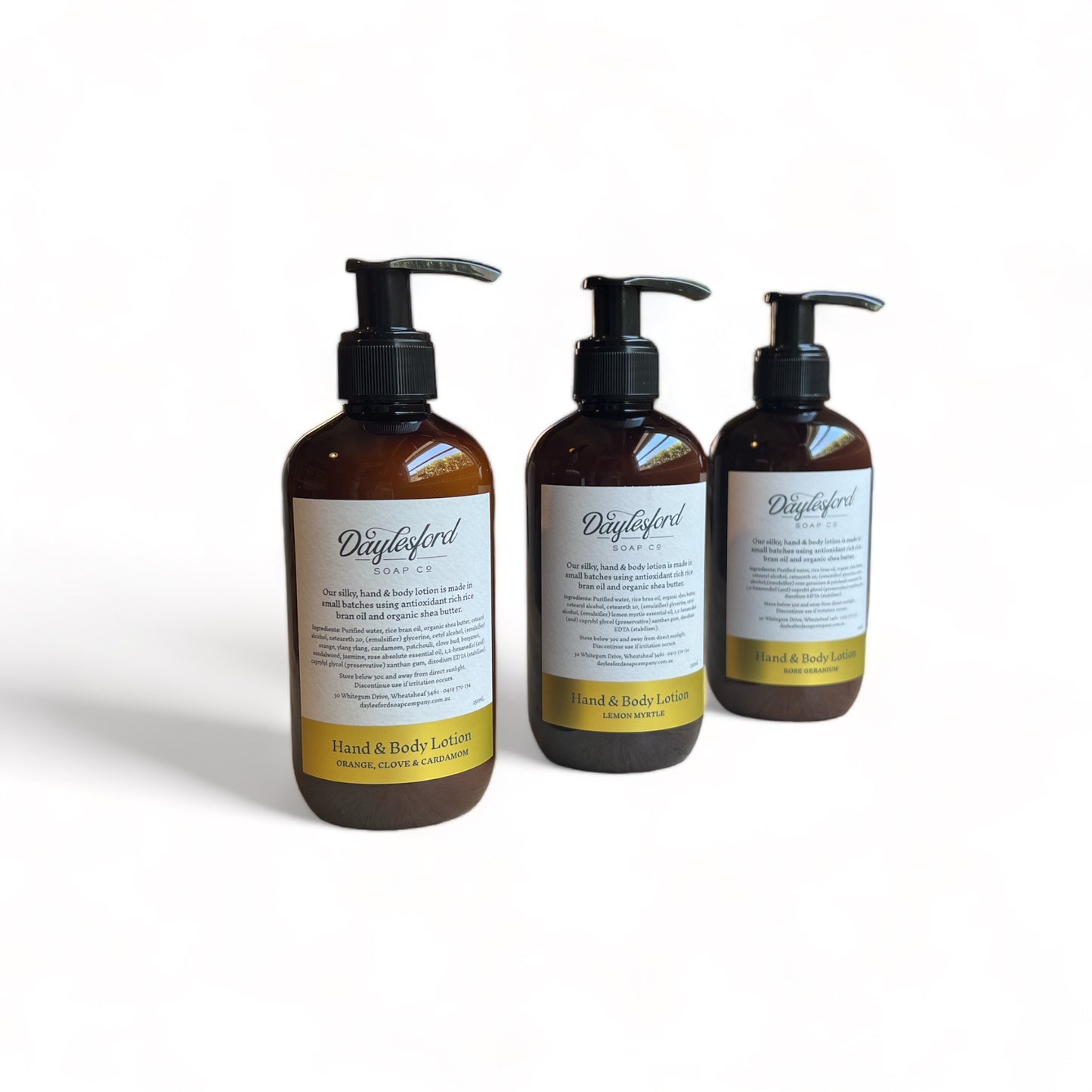 Rose Geranium Hand & Body Lotion 250ml