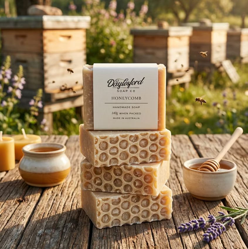 Honeycomb Soap | Handmade Natural Australian Soap