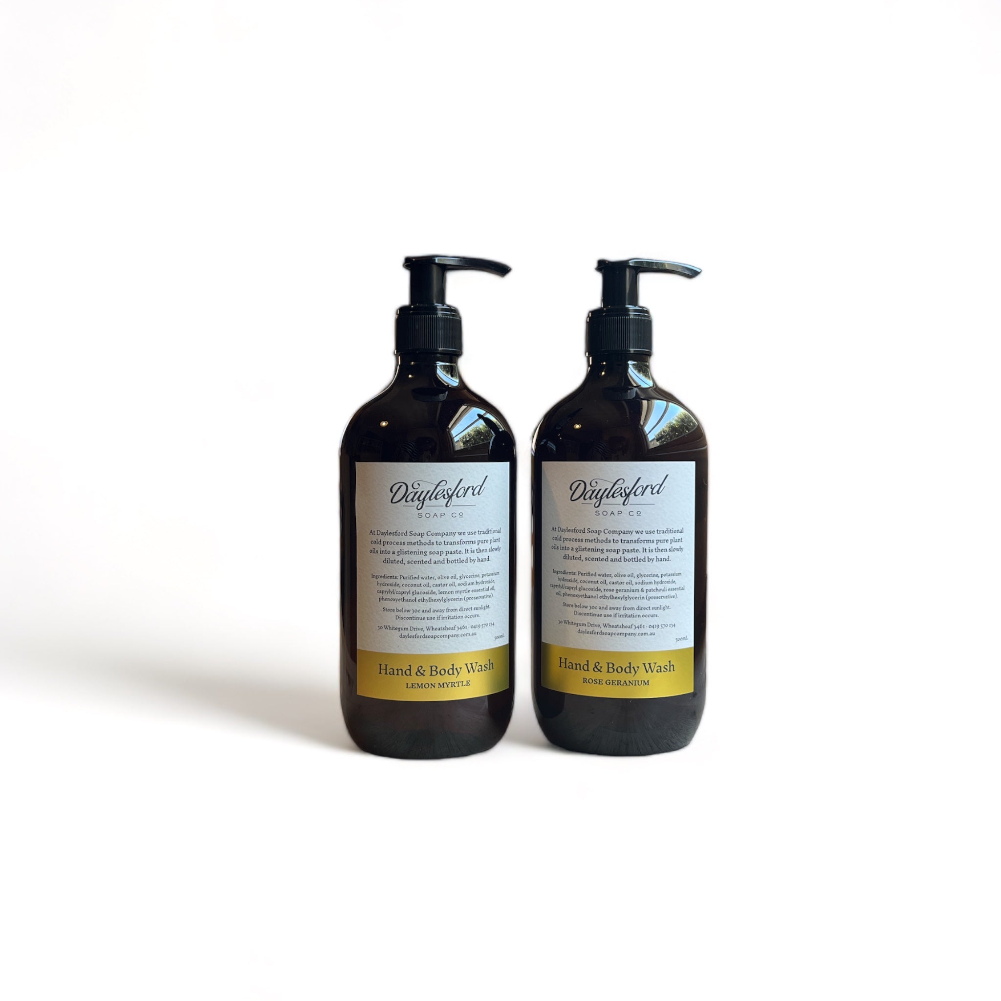 Lemon Myrtle Hand & Body Wash 500ml – Daylesford Soap Company